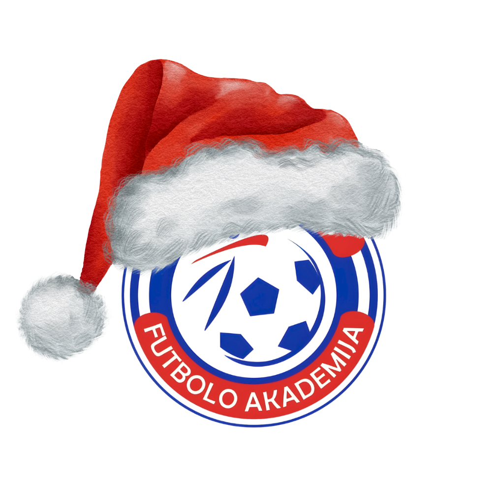 Logotipas su kalėdine kepure