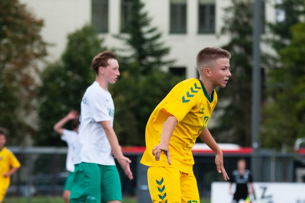 U15 rinktinės treniruočių stovyklą